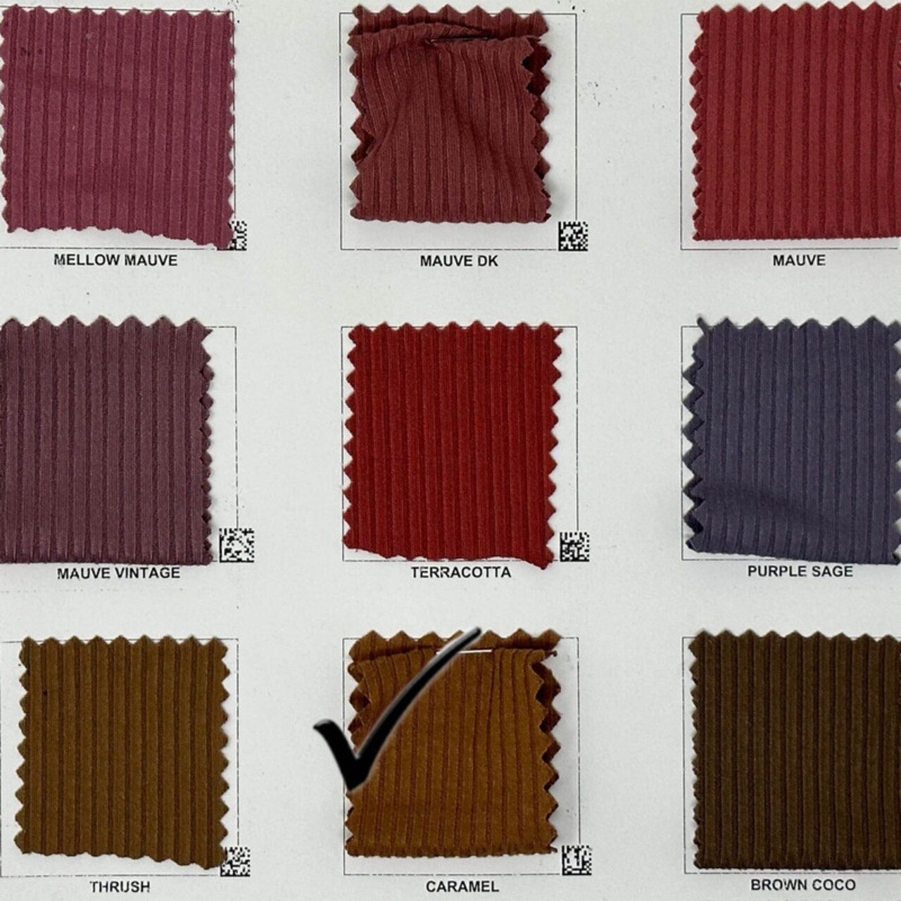 1 Yard 4x2 Yummy Brushed Rib Knit Solid Fabric for Tops, Loungewear, Dresses 58–60 Inches Wide